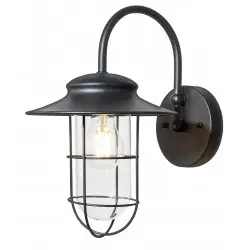 NOWOŚĆ 17068-WD INDUSTRIAL LAMPA ZEWNĘTRZNA KINKIET CZARNY/BLACK ZUMA LINE