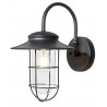 NOWOŚĆ 17068-WD INDUSTRIAL LAMPA ZEWNĘTRZNA KINKIET CZARNY/BLACK ZUMA LINE