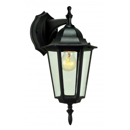 NOWOŚĆ 17060-S-WD MOONLIT LAMPA ZEWNĘTRZNA KINKIET CZARNY/BLACK ZUMA LINE