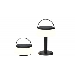 NOWOŚĆ DT36111 AURE LAMPA STOŁOWA ZEWNĘTRZNA SOLARNA CZARNA/BLACK ZUMA LINE