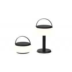 NOWOŚĆ DT36111 AURE LAMPA STOŁOWA ZEWNĘTRZNA SOLARNA CZARNA/BLACK ZUMA LINE