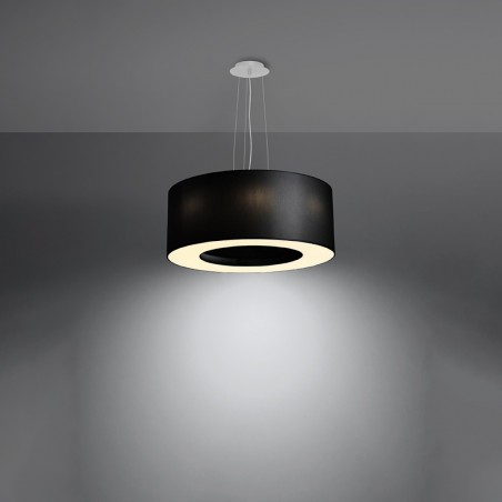 NOWOŚĆ Żyrandol SATURNO 50 czarnySL.0748 Sollux