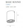 MAXLIGHT C0067 LAMPA SUFITOWA BASIC ROUND BIAŁA