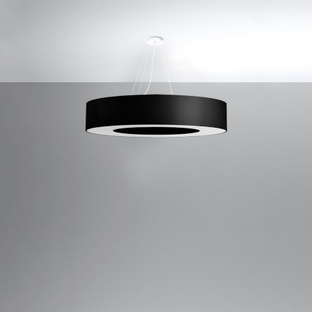 NOWOŚĆ Żyrandol SATURNO 90 czarnySL.0796 Sollux