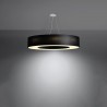 NOWOŚĆ Żyrandol SATURNO 90 czarnySL.0796 Sollux