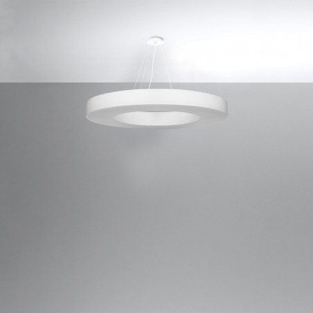 NOWOŚĆ Żyrandol SATURNO SLIM 90 białySL.0797 Sollux