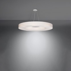 NOWOŚĆ Żyrandol SATURNO SLIM 90 białySL.0797 Sollux