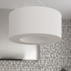 NOWOŚĆ Żyrandol SATURNO SLIM 90 białySL.0797 Sollux