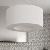 NOWOŚĆ Żyrandol SATURNO SLIM 90 białySL.0797 Sollux