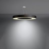NOWOŚĆ Żyrandol SATURNO SLIM 90 czarnySL.0798 Sollux