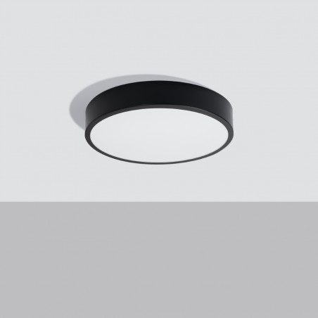 NOWOŚĆ Plafon ONYX 40 czarny LED 3000KSL.1244 Sollux