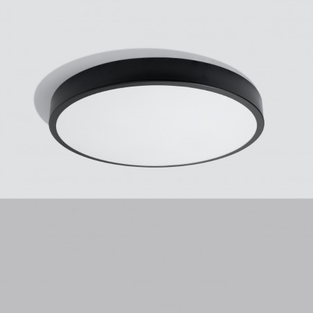 NOWOŚĆ Plafon ONYX 60 czarny LED 3000KSL.1248 Sollux