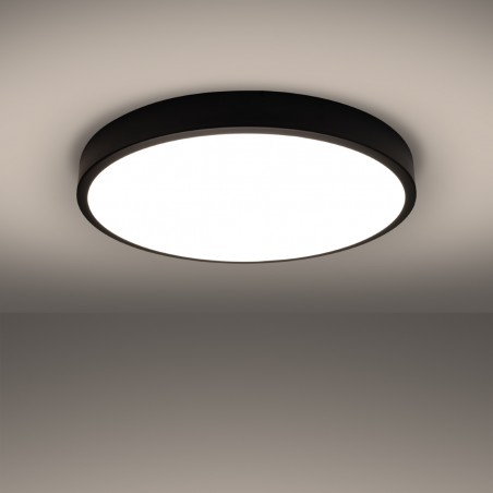 NOWOŚĆ Plafon ONYX 60 czarny LED 3000KSL.1248 Sollux