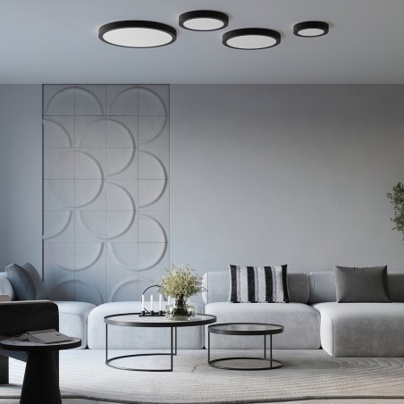 NOWOŚĆ Plafon ONYX 60 biały LED 3000KSL.1249 Sollux