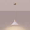 NOWOŚĆ Lampa wisząca JAGA białaSL.1319 Sollux