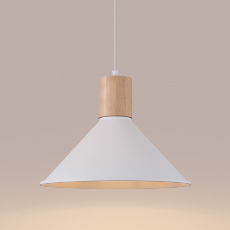 NOWOŚĆ Lampa wisząca JAGA białaSL.1319 Sollux