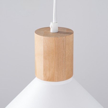 NOWOŚĆ Lampa wisząca JAGA białaSL.1319 Sollux