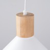 NOWOŚĆ Lampa wisząca JAGA białaSL.1319 Sollux