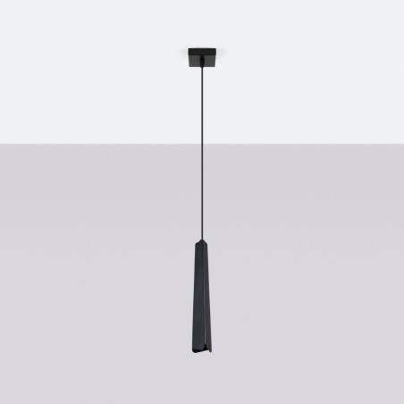 NOWOŚĆ Lampa wisząca PRYSM 1 czarnaSL.1400 Sollux