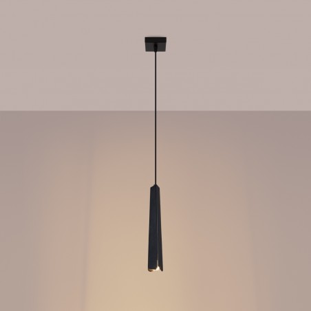 NOWOŚĆ Lampa wisząca PRYSM 1 czarnaSL.1400 Sollux