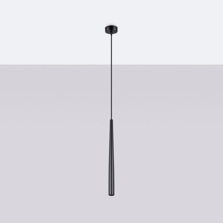 NOWOŚĆ Lampa wisząca BLISS 1 czarnaSL.1462 Sollux