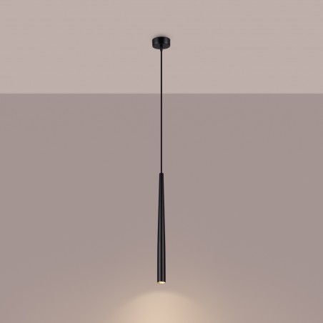 NOWOŚĆ Lampa wisząca BLISS 1 czarnaSL.1462 Sollux