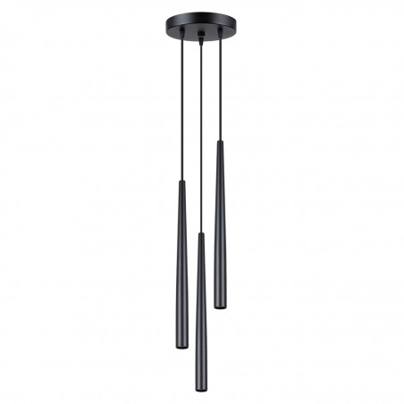 NOWOŚĆ Lampa wisząca BLISS 3P czarnaSL.1463 Sollux