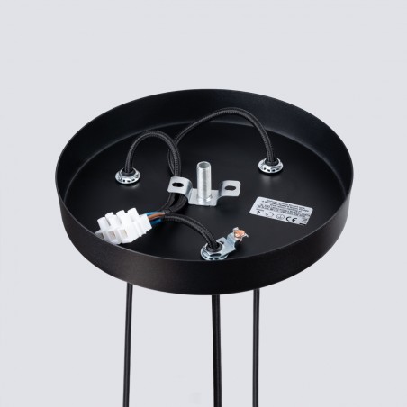 NOWOŚĆ Lampa wisząca BLISS 3P czarnaSL.1463 Sollux
