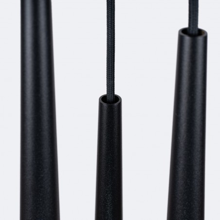 NOWOŚĆ Lampa wisząca BLISS 3P czarnaSL.1463 Sollux