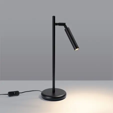 NOWOŚĆ Lampa biurkowa PASTELO czarnaSL.1469 Sollux