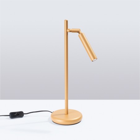 NOWOŚĆ Lampa biurkowa PASTELO złotaSL.1470 Sollux