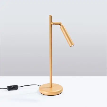 NOWOŚĆ Lampa biurkowa PASTELO złotaSL.1470 Sollux