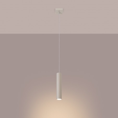 NOWOŚĆ Lampa wisząca LAGOS 1 beżowaSL.1479 Sollux
