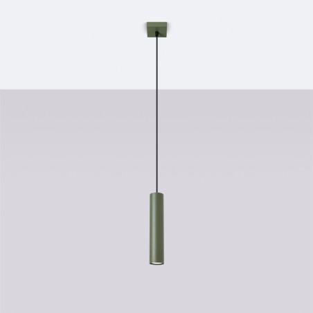 NOWOŚĆ Lampa wisząca LAGOS 1 zielona oliwkaSL.1484 Sollux