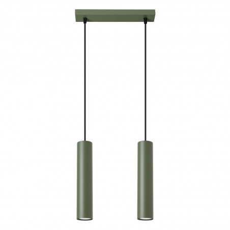 NOWOŚĆ Lampa wisząca LAGOS 2 zielona oliwkaSL.1485 Sollux