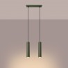 NOWOŚĆ Lampa wisząca LAGOS 2 zielona oliwkaSL.1485 Sollux