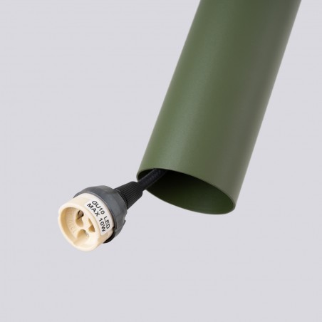 NOWOŚĆ Lampa wisząca LAGOS 3L zielona oliwkaSL.1486 Sollux