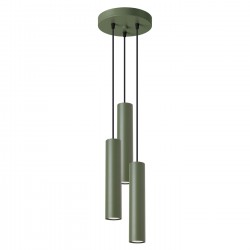 NOWOŚĆ Lampa wisząca LAGOS 3P zielona oliwkaSL.1487 Sollux