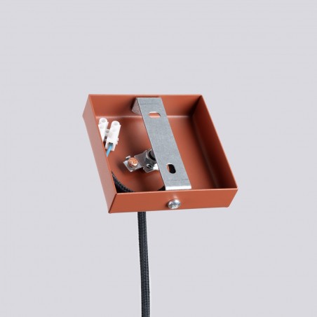 NOWOŚĆ Lampa wisząca LAGOS 1 ochra czerwonaSL.1489 Sollux