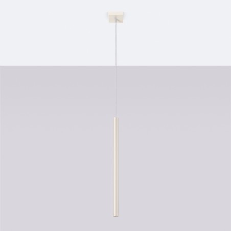 NOWOŚĆ Lampa wisząca PASTELO 1 beżowaSL.1512 Sollux