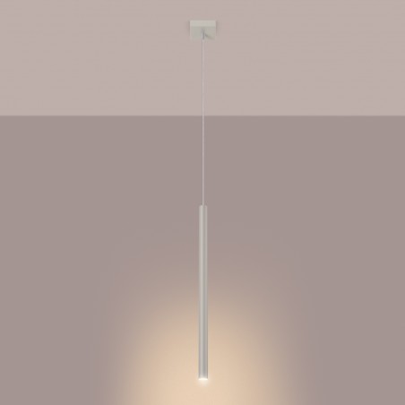 NOWOŚĆ Lampa wisząca PASTELO 1 beżowaSL.1512 Sollux