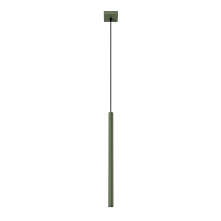 NOWOŚĆ Lampa wisząca PASTELO 1 zielona oliwkaSL.1518 Sollux