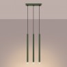 NOWOŚĆ Lampa wisząca PASTELO 3 zielona oliwkaSL.1520 Sollux