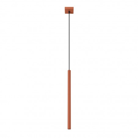 NOWOŚĆ Lampa wisząca PASTELO 1 ochra czerwonaSL.1524 Sollux
