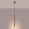 NOWOŚĆ Lampa wisząca PASTELO 1 ochra czerwonaSL.1524 Sollux