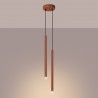 NOWOŚĆ Lampa wisząca PASTELO 2 ochra czerwonaSL.1525 Sollux