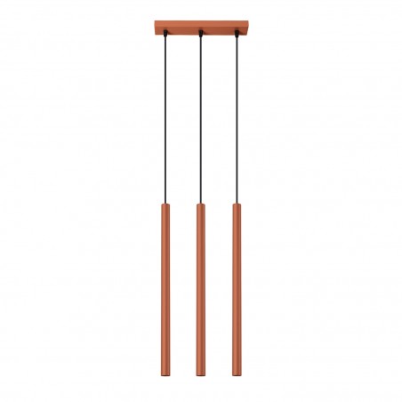 NOWOŚĆ Lampa wisząca PASTELO 3 ochra czerwonaSL.1526 Sollux