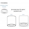 MAXLIGHT RC0155/C0156 WHITE PIERŚCIEŃ OZDOBNY BIAŁY do TUB