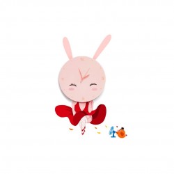 NOWOŚĆ ML148Lampka dziecięca BUNNY LED CLOCK 0,6W LED Milagro
