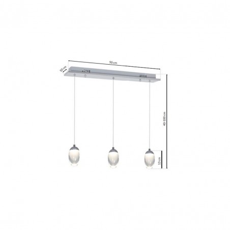 NOWOŚĆ ML428LAMPA WISZĄCA OVO 15W LED Milagro